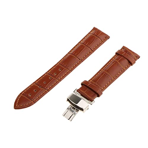 Bracelet montre cuir véritable confortable du bureau à la maison pour homme et femme DuskHaven