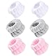 GLPRKOW 6 Stück Handgelenk Spa Waschband Mikrofaser Gesichtswasch Armbänder Korallen Saugfähiges Armband zum Waschen Handgelenktücher für Waschen Gesicht und Dusche