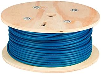 Monoprice Cat8 Network Cable - 250 Feet Bulk - Blue | 2GHz, S/FTP Shielded, Solid, 22AWG, 40G, Bare Copper, for Ethernet Switch, Modem, Router - Entegrade Series