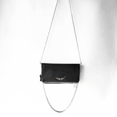 Image of Women's Casual Leather Stud Chain Crossbody Shoulder Bag Clutch Bag