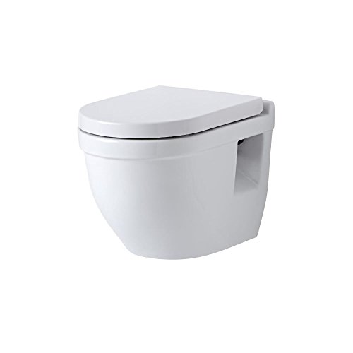Milano Newby Ceramic Wall Hung Toilet with Soft Close Seat