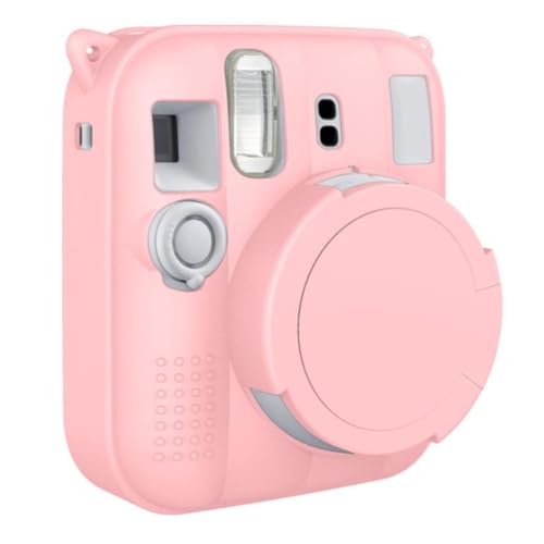for FUJIFILM instax mini 13�p�V���R���P�[�X�A�ی�P�[�X�A�ϏՌ��E�h���E�h�o (�s���N �V���R�����ی�P�[�X ���s�p 1��)