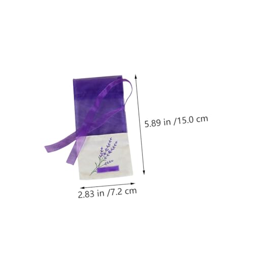 24 bolsas de saquitos de lavanda con cordón para aroma miniatura 2