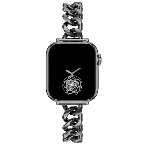 EverAct ���^���`�F�[�� Apple Watch�p�o���h 38mm 40mm 41mm 42mm (S10) ���f�B�[�X �����Y ���߉\ �X�e�����X�X�`�[�� �h���b�V�[�u���X���b�g iWatch Series 10/9/8/7/6/5/4/3/2/