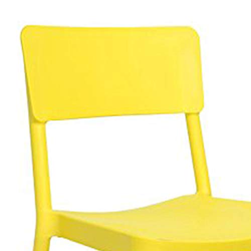 Image of CELLO Eskimo Chair Set Pack of 2 - Yellow | Strong and Durable | Easy to Clean | Chair for Living Room, Bed Room, Kitchen, Office Room, Outdoor | 3 Years Warranty