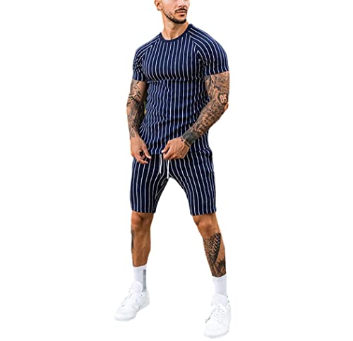 Survêtement d'été 2 pièces pour homme pour rester au frais avec un look streetwear