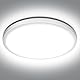 Lepro Deckenlampe 24W, IP44 Wasserfest Deckenleuchte，5000K 2400LM Badezimmer Lampe, Kaltweiß Deckenleuchte Badezimmer, ideal Badezimmerlampe Decke für Bad Schlafzimmer Flur Küche Wohnzimmer, Ø29.3cm