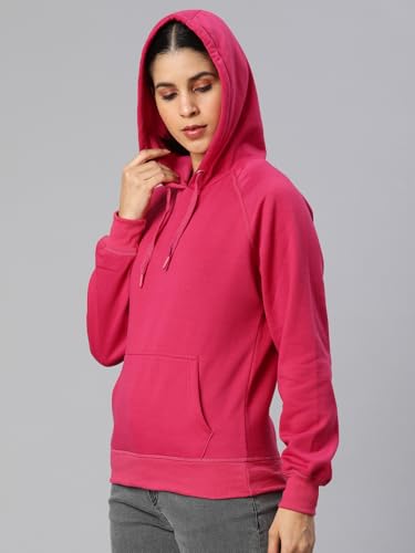 Image of ADBUCKS Women's Cotton Winter Jacket Sweatshirts Casual Drawstring Clothes Pullover Hoodie With Kangaroo Pocket Ii Womens Jacket Ii Winter Sweater Hoodie For Women & Girls