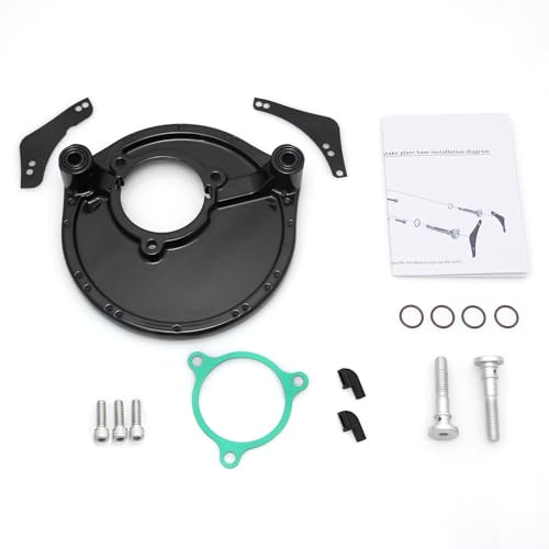 Image of For harley air cleaner filter Touring street glide road king electra tri trike Dyna Sportster XL 883 1200 Softail air intake (Speed 15 style - Black, D-For M8 Touring /Softail 2018-UP)