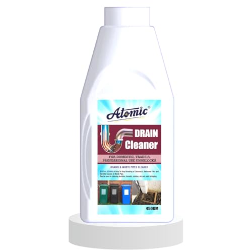 Atomic Drain Cleaner 450 GM: Fast and Effective Clog Remover For Drainage Pipes