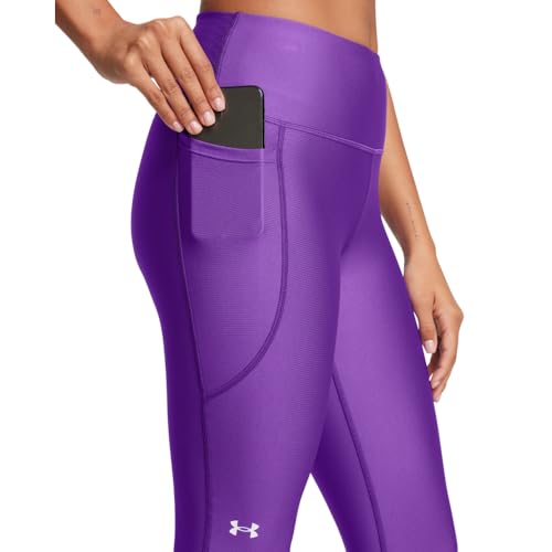Image of Under Armour Women's HeatGear Armour High Waisted Ankle No-Slip Leggings