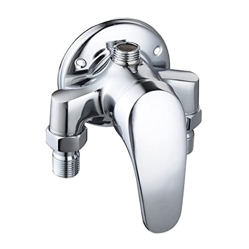Mitigeur de douche de douche en laiton avec cartouche et inverseur mécanique de plomberie