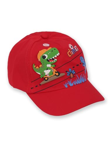 Image of PASSION PETALS Summer Dino Rockstar Baseball Cap for Kids Boys and Girls 2-4Years