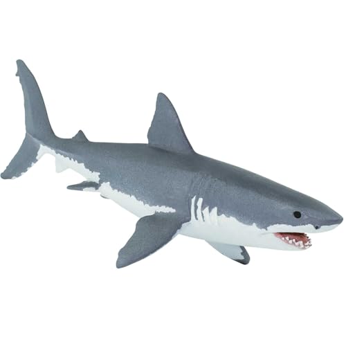 Gran Tiburón Blanco 15.8cm | Figura de Animal Marino | No tóxico y libre de BPA | Apto para niños de 3 años en adelante | Safari Ltd