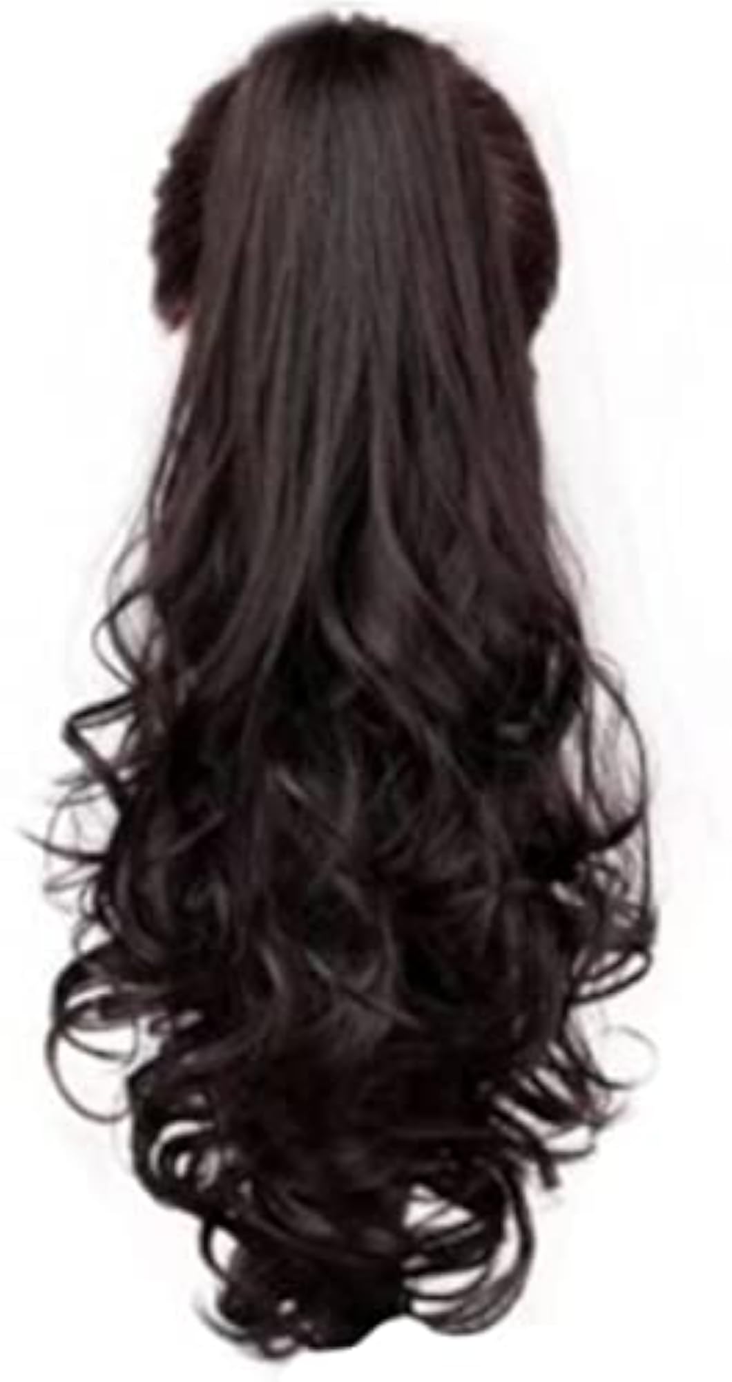 Beautiful Dark Brown Wavy Hair Extension, Luxurious Look