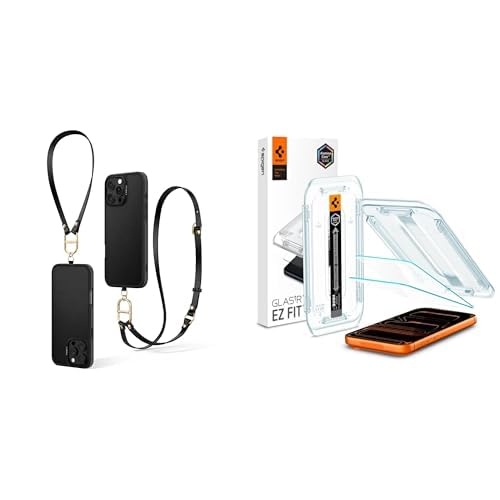 Spigen Ciel by CYRILL iPhone 16 Pro Max Askılı MagSafe Kılıf Kajuk Mag Hava Kanalı Teknolojisi™ Spigen iPhone 17 Pro Max / 16 Pro Max Cam Ekran Koruyucu