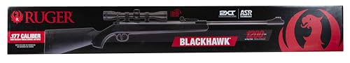 Image of Umarex unisex adult Ruger Blackhawk .177 Caliber Pellet Gun with 4x32mm Scope Air Rifle, Black, Large US