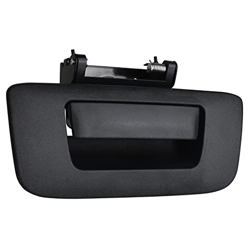 APPERFiT Tailgate Handle Latch w/Bezel Cover 20955300 22755303 Compatible with 2007-2014 Chevrolet Chevy Silverado GMC Sierra 1500 2500 3500 Rear Truck Bed Tail Gate Door Panel