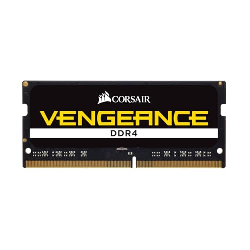 Image of CORSAIR Vengeance 8GB (8GBx1) 260-Pin DDR4 SO-DIMM Laptop RAM with 3200MHz CL22 Memory Kit - CMSX8GX4M1A3200C22 Black