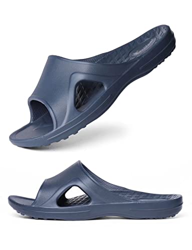 Recovery Arch Support Slide Sandals Reduces Stress on Feet，Orthotic Plantar Fasciitis Heel，Open Toe Soft Slide Sandals for Womens Mens Beach Pool Shower Shoes Bathroom Slippers U122TWZG598.MK
