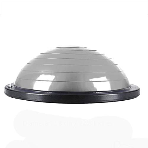Yoga Balance Ball?Half Ball Balance Trainer With Straps Yoga Balance Ball Anti Slip For Core Training Home Fitness Strength Exercise Workout Gym 58cm/22.8 inch (Color : D)