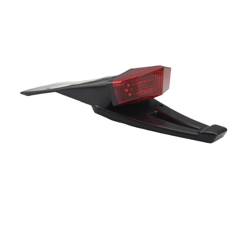 Luci Posteriori per Moto Parafango Posteriore Fanale Accessori Universali per Targa da 12 V Stop Luci Freno(Red Light)