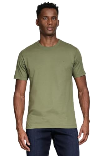 Camiseta Aramis Manga Curta Basica Verde Militar