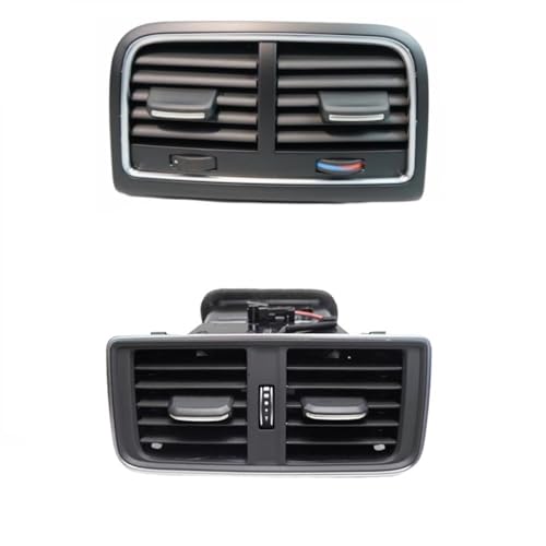 Sortie d'aération arrière premium finition noire mate pour console Audi Q5