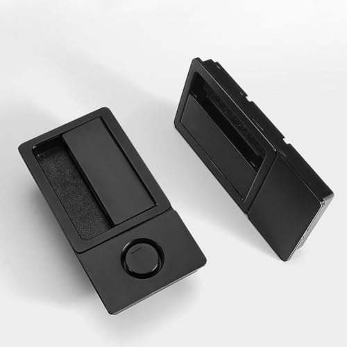 Serrure de porte invisible mécanisme push-pull loquet encastré plat