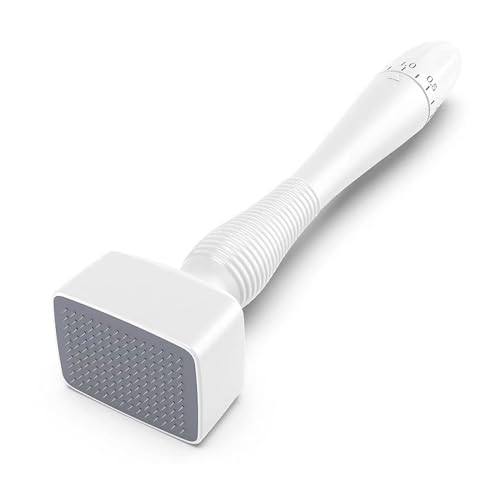 Derma Stamp 0-3.0mm 140 Titanio Aghi, Lazzybeauty Professionale Microneedling Stamp per Viso Occhi, Derma Roller con Microaghi e Timbro per Uomini e Donne, Perfetto per l'Uso Domestico