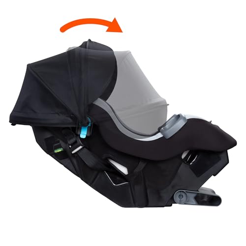 Image of Baby Trend 3-in-1 Infant Car Seat with 5-Point Safety Harness, Adjustable Canopy, and Soft Fabric Seat, Trooper Plus, Dash Twilight - Convertible Travel System & Support for Babies & Toddlers