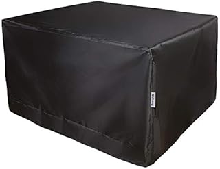 QEUhang Heavy Duty 210D Oxford Fabric Patio Garden Outdoor Furniture Cover, Anti-UV Dustproof Windproof Waterproof Table and Chair Protectors (126x126x74cm)