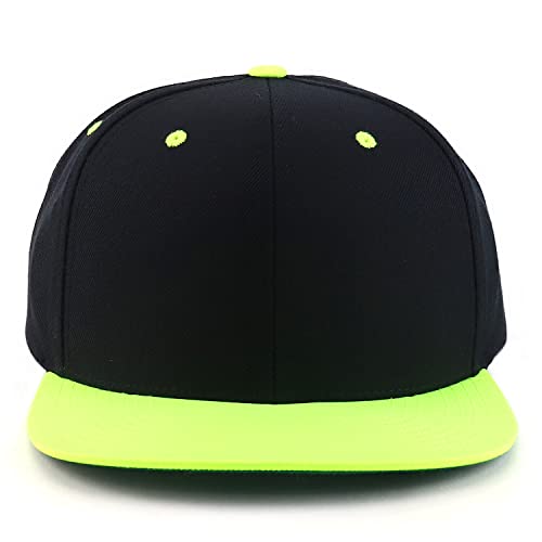 Image of Oversize XXL Structured Blank Flatbill Snapback Cap