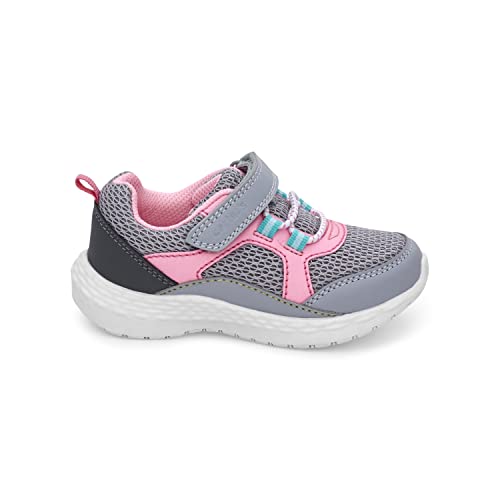 Carter's Girls Sawyer Athletic Sneaker, Grey, 8 Toddler #TOP1