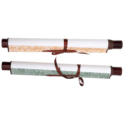 Rouleau vierge de peinture imitation soie 4 ensembles pour suspendu vertical