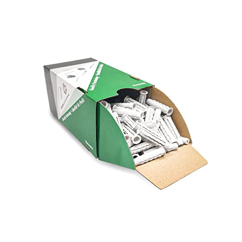 PARCO Premium Universaldübel Allzweckdübel Kunststoffdübel mit Rand für perfekten Halt in Beton Stein Holz uvm. | 6 0 x 30 mm 100 Stück Hochwertiges PA 6