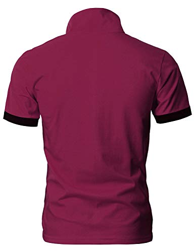 GHYUGR Poloshirt voor heren, effen, borduursel, poloshirt met korte mouwen, S-XXL. - Image 3