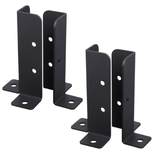 Support de poteau de clôture en fer pour sécuriser la rambarde de votre terrasse et balcon