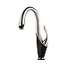 Brizo 64355LF-SSCO Vuelo Pullout Spray Single Handle Kitchen Faucet with Smart Touch Technology, Stainless Steel/Cocoa Bronze