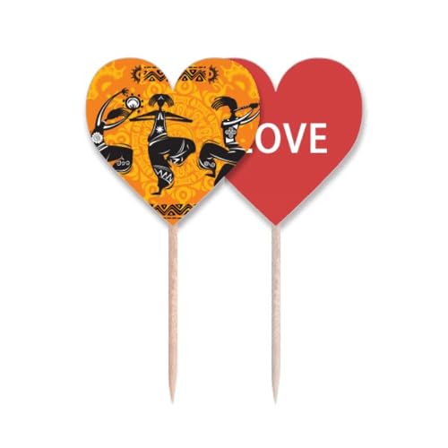 Flûte mexicaine totems drapeau décoration de table pour buffet chic - 2