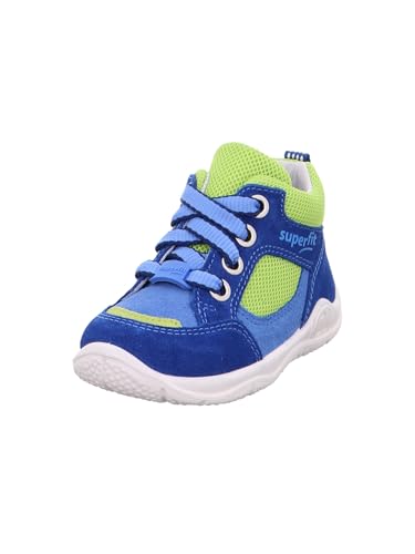 Superfit Baby-Jungen Universe Sneaker, BLAU/HELLGRÜN 8010, 20 EU