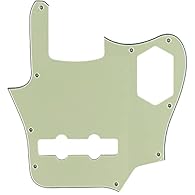 Product name: Fender US Jaguar Bass Guitar PickGuard for start guitar replacement Material: Pickguard, made of 1 ply Celluloid and 3 ply PVC material. All materials are environmentally friendly, thermostability, no smell. Anti-scratch to protect the ...