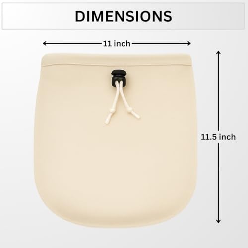 Image of Masala Potli Multipurpose Strainer Bag 100% Cotton Cheesecloth Yogurt Maker Nut Milk Bag Cold Brew Coffee Filter Hung Curd Cloth Reusable Eco-Friendly Kitchen Strainer (4)