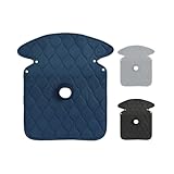 [MUQQU] チャイルドシート 防水シート 保護マット 滑り止め付き プロテクター ベビーカー おしっこシート 通気性 オールシーズン (メッシュタイプ) (ネイビー, L)