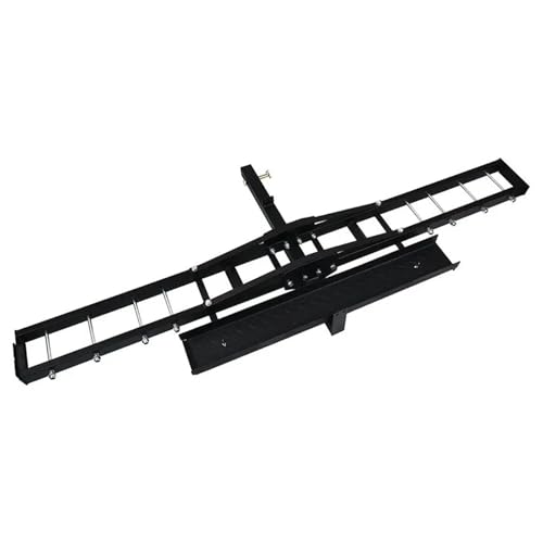 Rampa para motocicleta y scooter de acero resistente negra miniatura 1