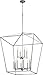 Quorum 604-12-64 Gabriel - Twelve Light 2-Tier Entry Pendant, Classic Nickel Finish