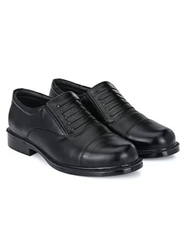 Image of Eego Italy Light Weight Genuine Leather Police /Security /Service Shoes