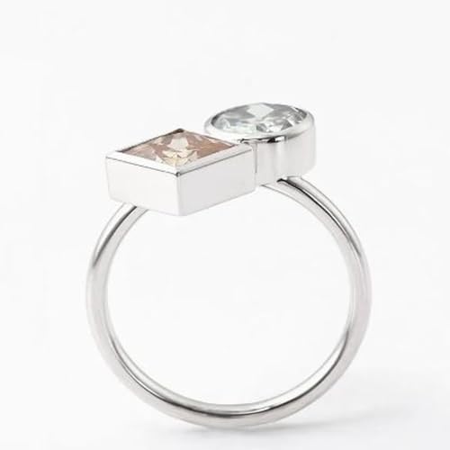 Bague de promesse argent massif à porter au quotidien pour femme