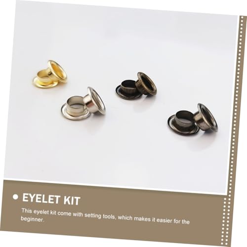 Kit œillets de couture pour sac cuir et outils installation œillets multicolores DIY