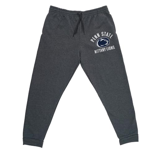 Officially Licensed Jogger Sweatpants Unisex for Men & Women with Pockets Arched Text Charcoal Collection4